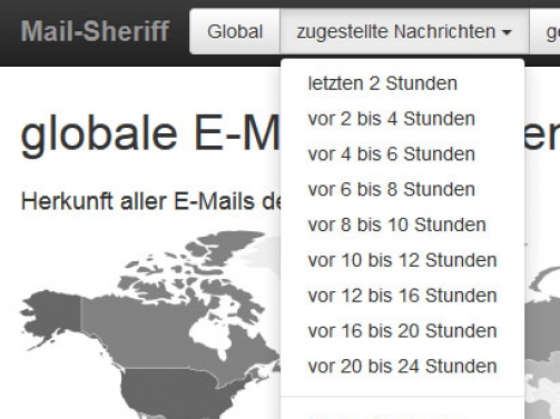 mailsheriff zugest zeit ausw2